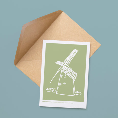 WIRRAL -  Card Bidston Windmill