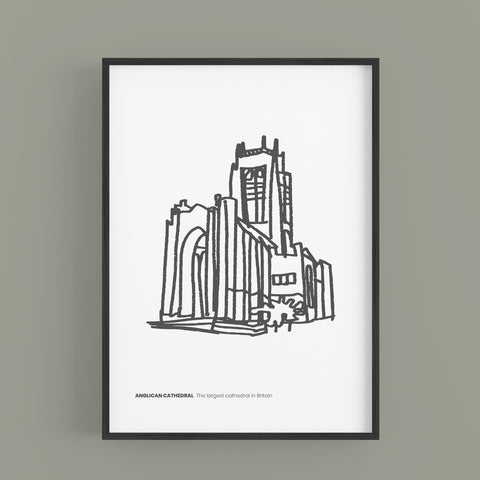 Liverpool - Anglican Cathedral B&W Edition