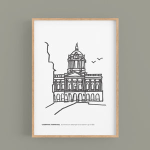 Liverpool - Town Hall B&W Edition