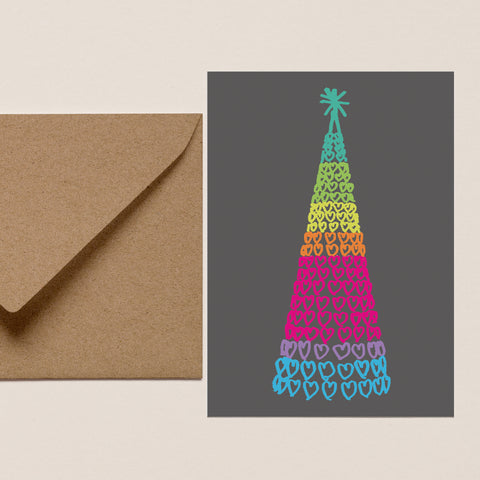Five Pack of Christmas Cards - Liverpool One Tree Multi